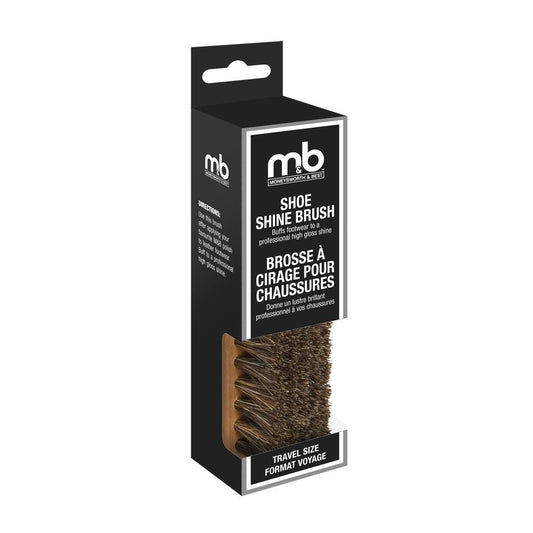 M&B Shoe Shine Brush (Travel Size)